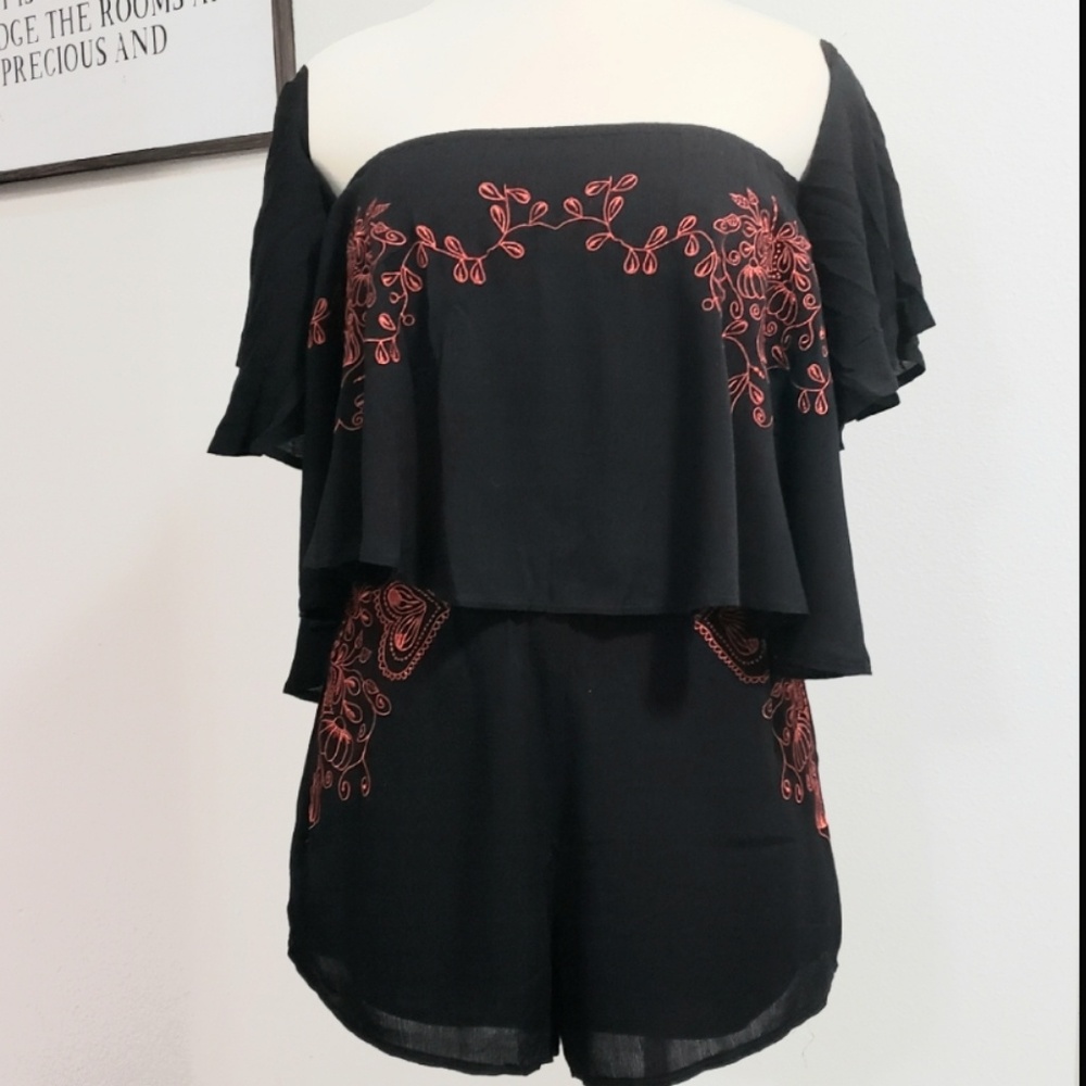 Morrisday embroidered Romper
